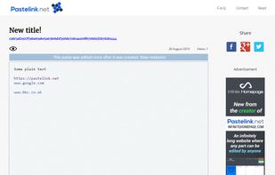Pastelink screenshot 1