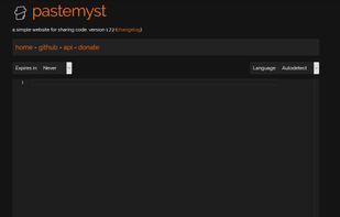 pastemyst screenshot 1