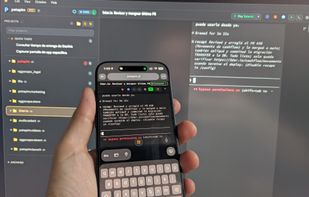 Phone remote control: the same live terminal on desktop and phone, tap to resume