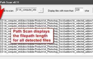 Path Scan screenshot 1