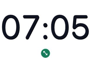Keep the timer visible while you work. The floating widget stays on top of other windows, showing elapsed time with one-click pause and skip controls.