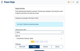 Start daily practice