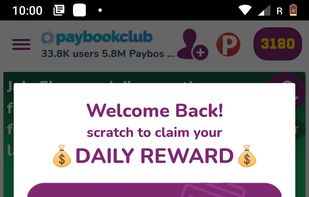Paybookclub Cash For Posts SNS screenshot 2