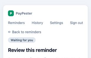 PayPester screenshot 2