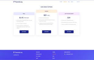Pricing Page