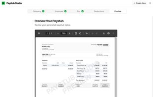 Paystub Studio screenshot 2