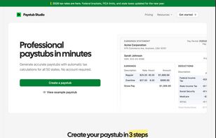 Paystub Studio screenshot 1