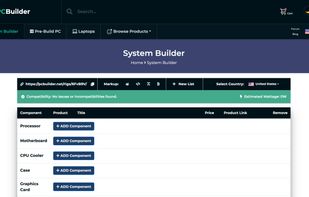 PC Builder - System Builder