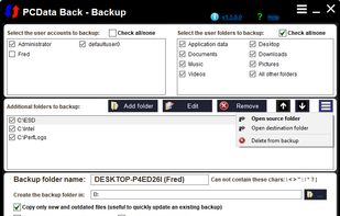 PC Data Back screenshot 1