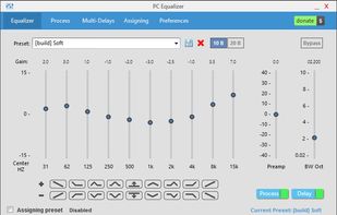 PC Equalizer - GUI screenshot 1