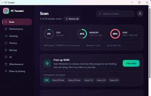 PC Tweaker screenshot 1