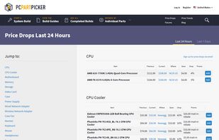 PCPartPicker screenshot 2