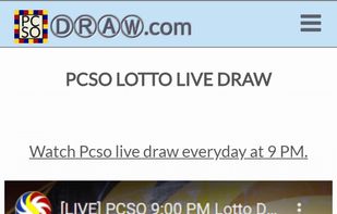 PCSO Lotto Results screenshot 1