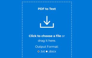 PDF 2 Text screenshot 1