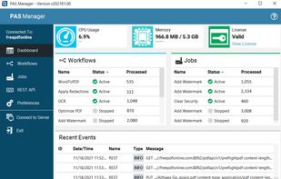 PDF Automation Server screenshot 1