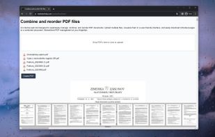 Preview of combining multiple PDFs 