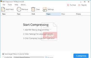 PDF Compressor V3 screenshot 1