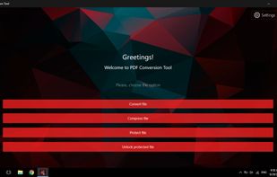 PDF Conversion Tool screenshot 1