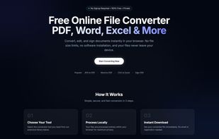 Free Online PDF Converter