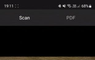 Document being scanned
