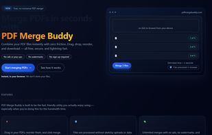 PDF Merge Buddy screenshot 1