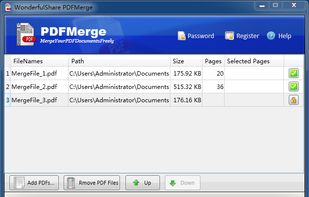 Add files to PDF Merge Pro