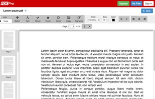 Online PDF editor