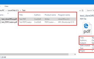 PDF Property Extension screenshot 1