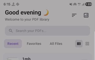 PDF Reader Pro (by ahmmedrejowan) screenshot 1