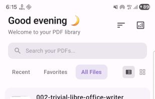 PDF Reader Pro (by ahmmedrejowan) screenshot 3