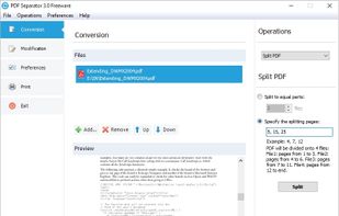 PDF Separator screenshot 1