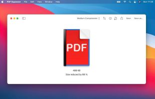 Locally compress PDF files