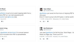 PDF Tables screenshot 1