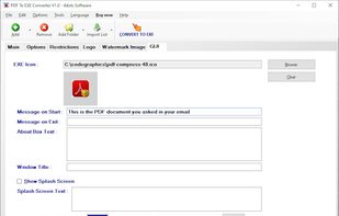 PDF to EXE Converter screenshot 1