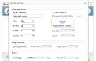 PDF Watermark screenshot 1