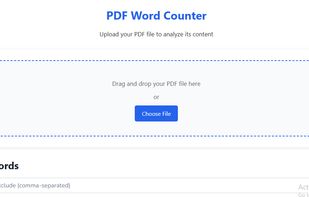 PDF Word Count screenshot 1