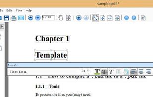 edit texts and images in PDF