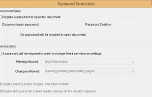 protect PDF with password