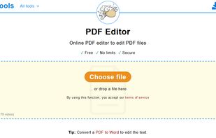 PDF Editor file selection window