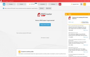 PDFCreator 6.2.1 interface