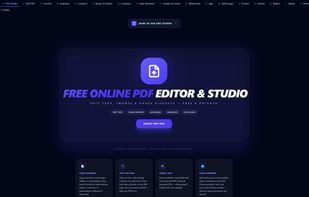 PDF Studio — drag and drop your PDF to start editing. 