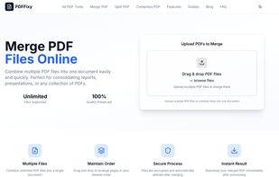PDFFixy - Merge PDF Tool