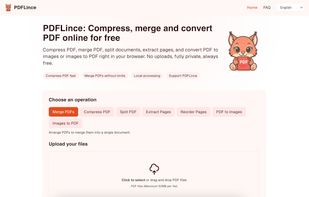 PDFLince tool screenshot