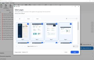 Select PDF Pages