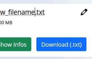 Edit Filename before download.