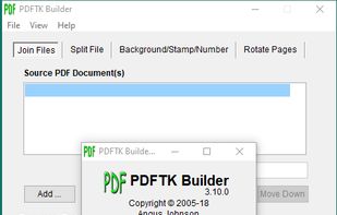 PDFTK Builder screenshot 1
