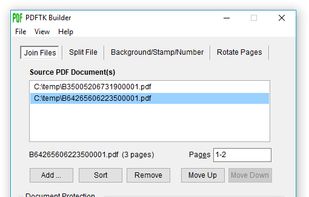 PDFTK Builder screenshot 1
