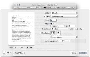 PDFwriter for Mac screenshot 1