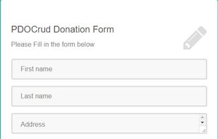 PDOCrud screenshot 2