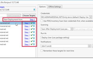PDQ Deploy screenshot 1
